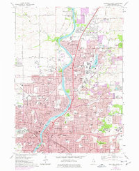 Rockford North 1971 topographic map thumbnail