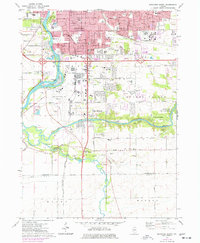 Rockford South 1971 topographic map thumbnail