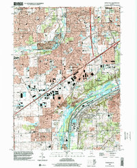 Romeoville 1998 topographic map thumbnail