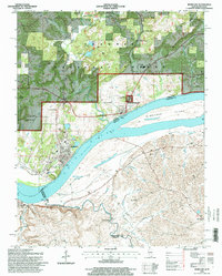 Rosiclare 1996 topographic map thumbnail