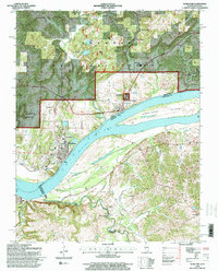 Rosiclare 1996 topographic map thumbnail