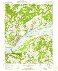 Rosiclare 1959 topographic map thumbnail
