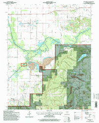 Rudement 1996 topographic map thumbnail