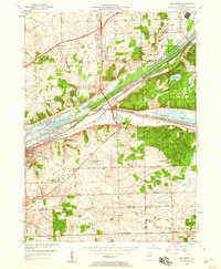 Sag Bridge 1953 topographic map thumbnail