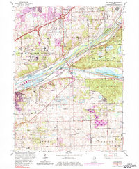 Sag Bridge 1963 topographic map thumbnail