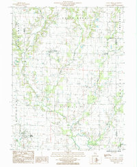 Sailor Springs 1985 topographic map thumbnail