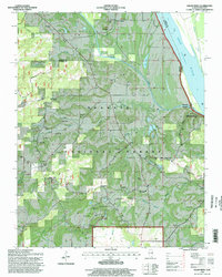 Saline Mines 1996 topographic map thumbnail