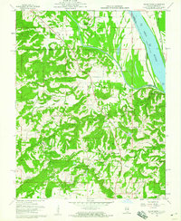 Saline Mines 1959 topographic map thumbnail