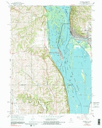 Savanna 1967 topographic map thumbnail