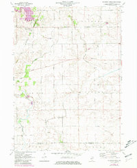 Shabbona Grove 1971 topographic map thumbnail