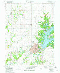 Shelbyville 1981 topographic map thumbnail