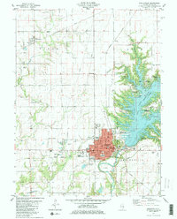 Shelbyville 1981 topographic map thumbnail