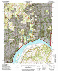 Shetlerville 1996 topographic map thumbnail