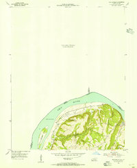 Shetlerville 1954 topographic map thumbnail