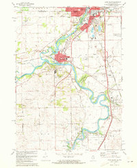 South Beloit 1971 topographic map thumbnail