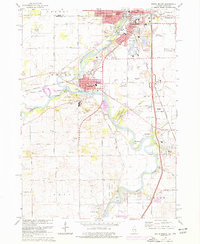 South Beloit 1971 topographic map thumbnail