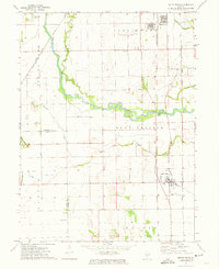 South Pekin 1971 topographic map thumbnail