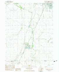 Southwest Pontiac 1983 topographic map thumbnail