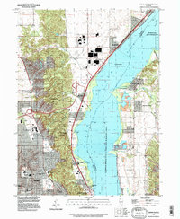 Spring Bay 1996 topographic map thumbnail