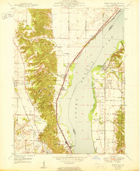 Spring Bay 1950 topographic map preview