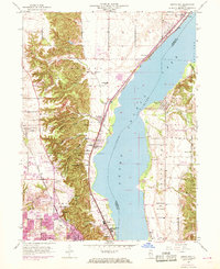 Spring Bay 1950 topographic map preview
