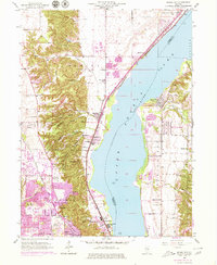 Spring Bay 1949 topographic map preview