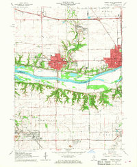 Spring Valley 1966 topographic map thumbnail
