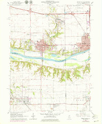 Spring Valley 1966 topographic map preview