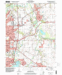 Springfield East 1998 topographic map thumbnail