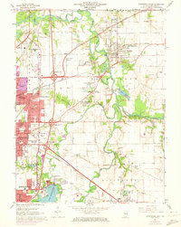Springfield East 1965 topographic map thumbnail