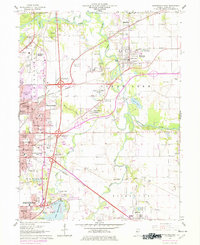 Springfield East 1965 topographic map thumbnail