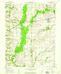 St. Jacob 1954 topographic map thumbnail