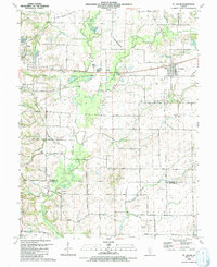 St. Jacob 1991 topographic map thumbnail