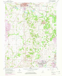 Steeleville 1965 topographic map preview