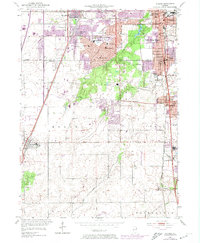 Steger 1953 topographic map preview