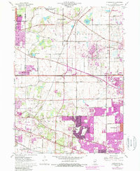Streamwood 1961 topographic map thumbnail