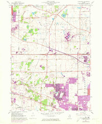 Streamwood 1961 topographic map thumbnail