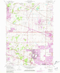Streamwood 1961 topographic map thumbnail