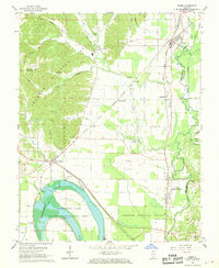 Tamms 1967 topographic map preview