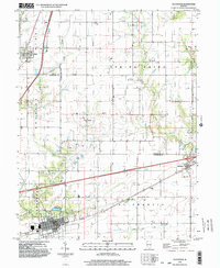Teutopolis 1998 topographic map preview