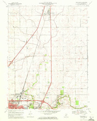 Thomasboro 1970 topographic map thumbnail