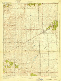 Tinley Park 1929 topographic map thumbnail