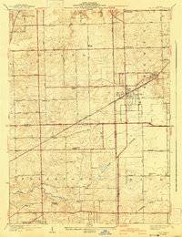 Tinley Park 1929 topographic map thumbnail