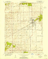 Tinley Park 1953 topographic map thumbnail