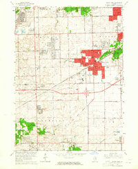 Tinley Park 1963 topographic map thumbnail