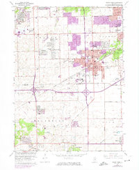 Tinley Park 1963 topographic map thumbnail