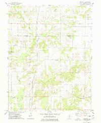 Todds Mill 1974 topographic map thumbnail