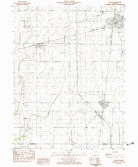 Tolono 1983 topographic map thumbnail