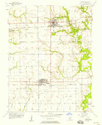 Trenton 1957 topographic map thumbnail
