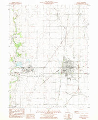 Tuscola 1983 topographic map thumbnail